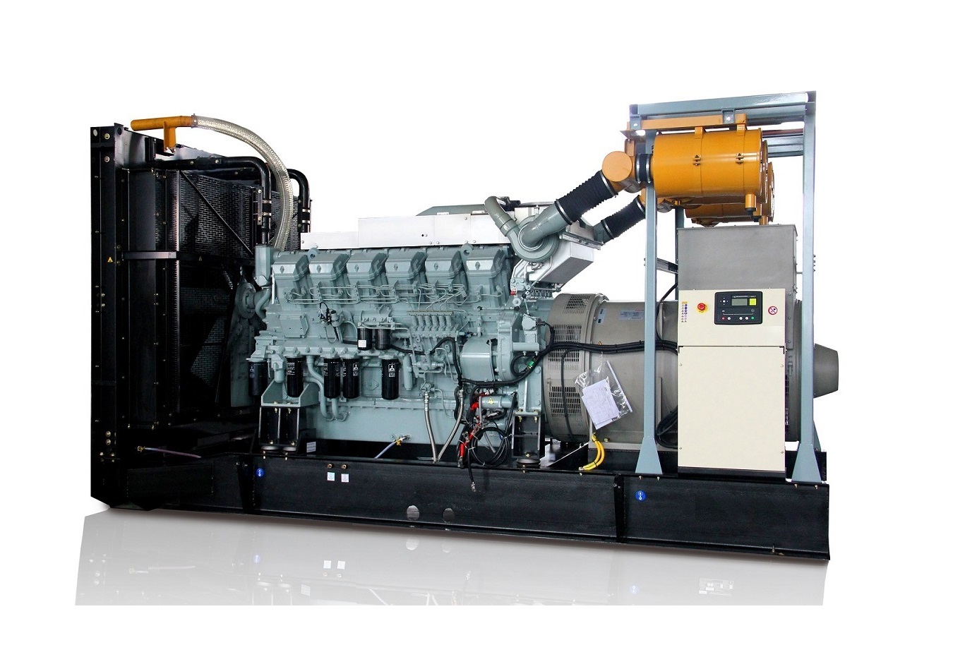 50Hz 1375 kVA Mitsubishi S12R-PTA-C Diesel Generator Sets